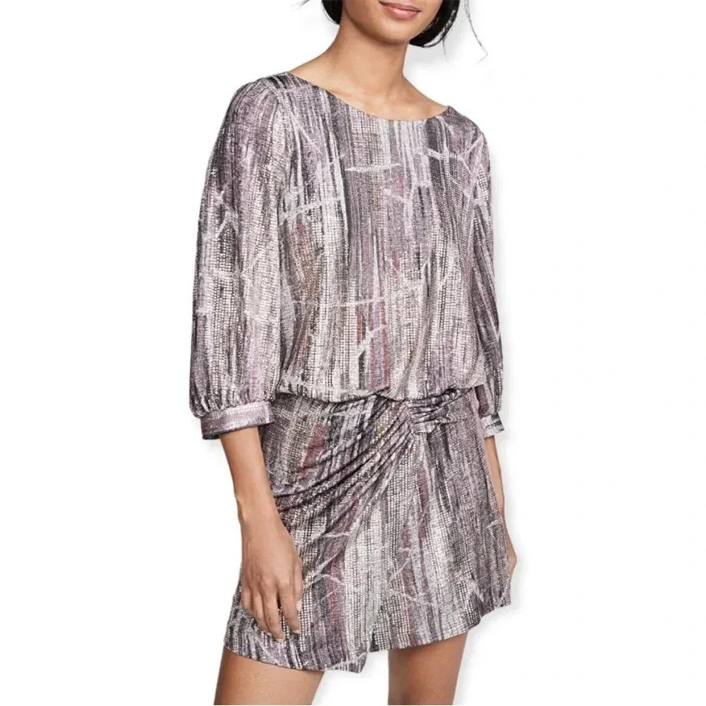 Ba&sh metallic Salina dress